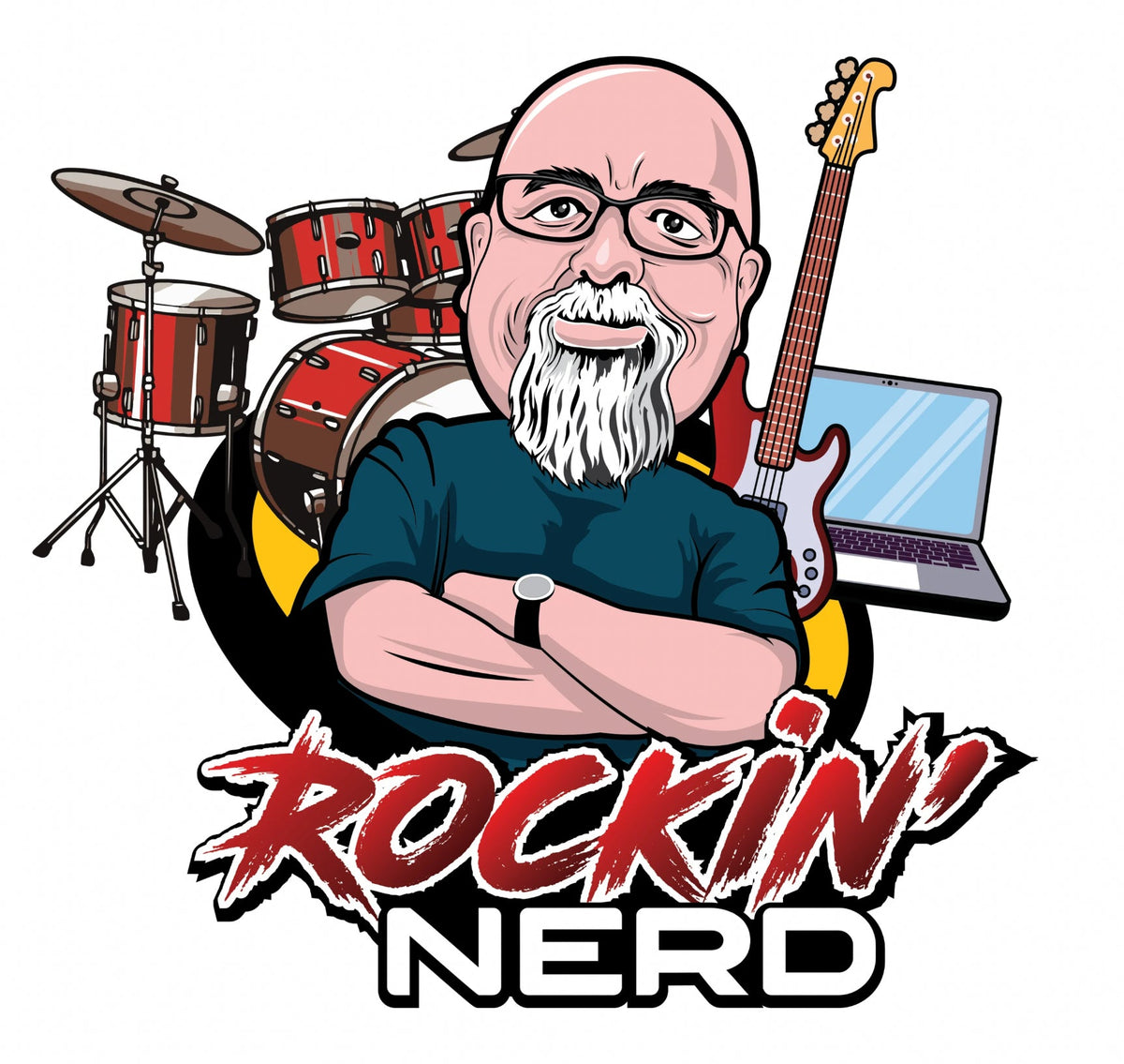 Rockin' Nerd logo