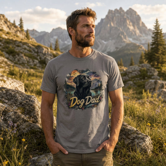 Dog Dad Black Lab Tee