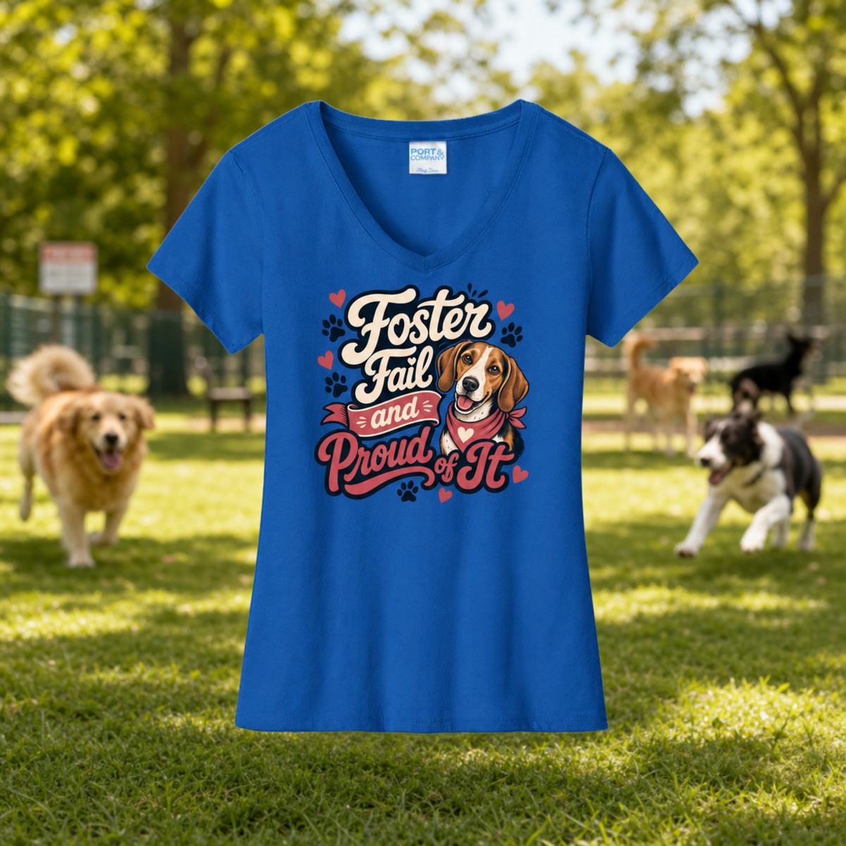 Foster Fail Hound Beagle V-Neck