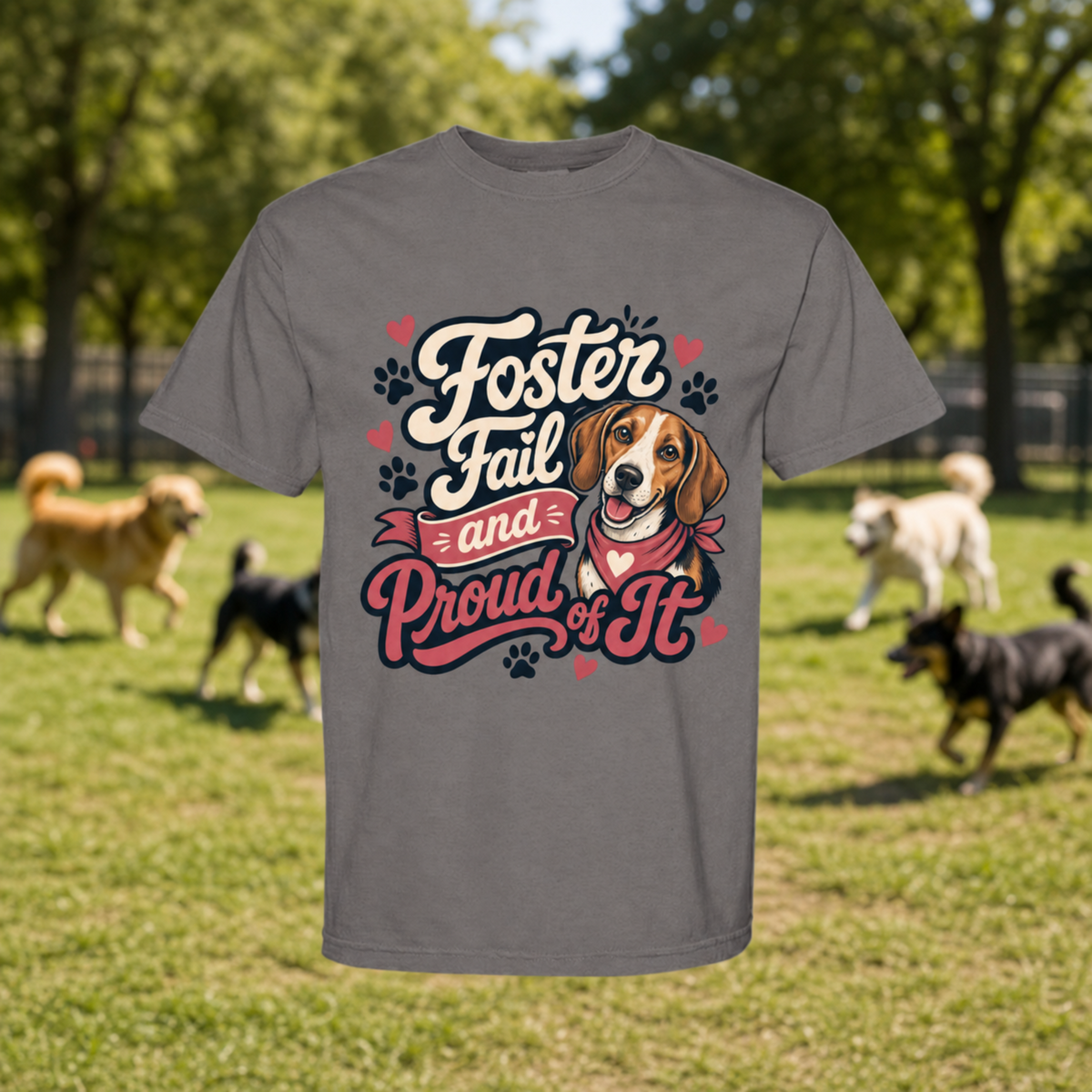Foster Fail Beagle Hound Tee