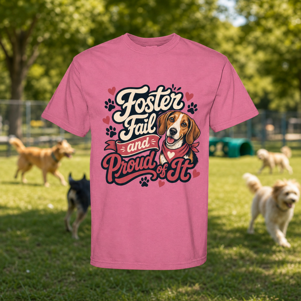 Foster Fail Beagle Hound Tee